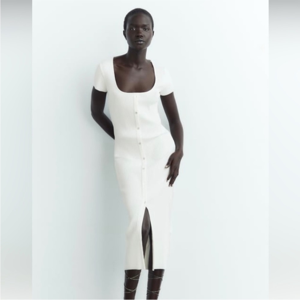 zara knit dress